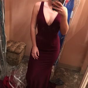 Maroon Prom Dress